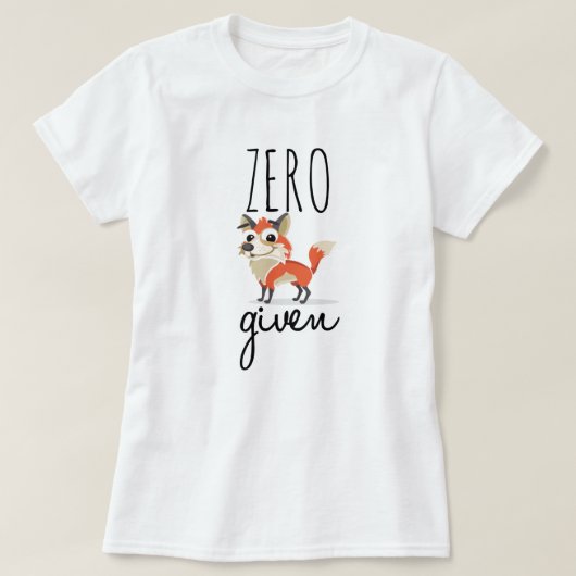 Funny Fox Pun T-Shirt (Design voorkant)