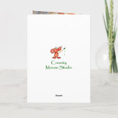 Funny Fox Verjaardagsdier Wildlife Natuur Kaart (Achterkant)