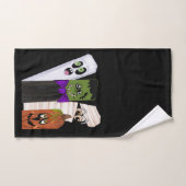 Funny Frankenstein Ghost Pumpkin Onzichtbaar Man Bad Handdoek (Handdoek)