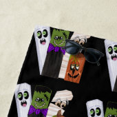 Funny Frankenstein Ghost Pumpkin Onzichtbaar Man Strandlaken (In situ)