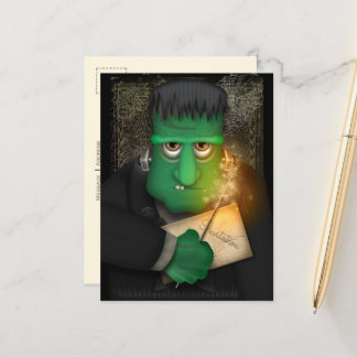Funny Frankenstein Halloween Briefkaart