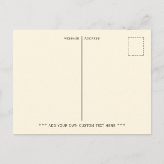 Funny Frankenstein Halloween Briefkaart (Achterkant)