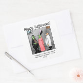 Funny Frankenstein Humor Halloween Stickers (Envelop)