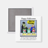 Funny Frankenstein Monster Humor Magnet (Voorkant / Achterkant)