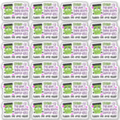 Funny Frankenstein Pun Cute Halloween Business Sticker (Voorkant)