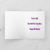 Funny Frankensteins Doctor Birthday Card Kaart (Binnen)