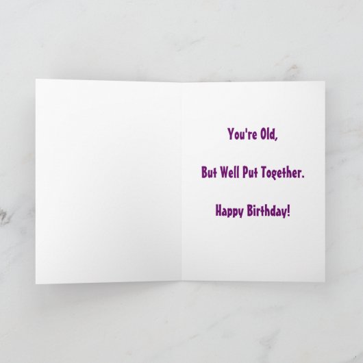 Funny Frankensteins Doctor Birthday Card Kaart (Binnen)