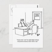 Funny Frankenstein's Lawsuit Humor Briefkaart (Voorkant / Achterkant)