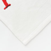 Funny Freak Rudolph The Red Nosed Reindeer Christm Fleece Deken (Hoek)