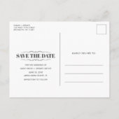 Funny Free Cake Photo Wedding Save the Date Aankondigingskaart (Achterkant)