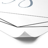 Funny Free Drink Bar Menu Sign Silver Poster (Hoek)