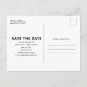 Funny Free Drinken Foto Save the Dates Aankondigingskaart (Achterkant)