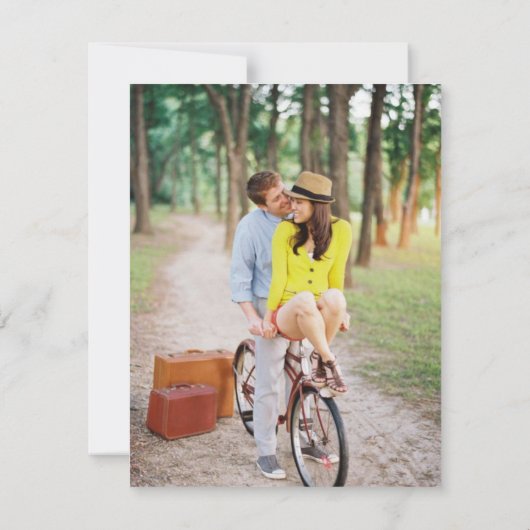 Funny Free Drinken Foto Vertical Save the Dates Save The Date (Achterkant)