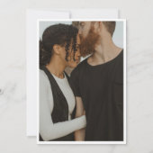 Funny Free Drinken Foto Wedding Save the Date (Achterkant)