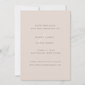 Funny Free Drinken Foto Wedding Save the Date (Achterkant)