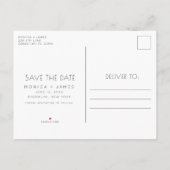 Funny Free Drinken Foto Wedding Save the Date Aankondigingskaart (Achterkant)
