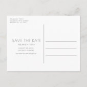 Funny Free Drinken Foto Wedding Save the Date Aankondigingskaart (Achterkant)