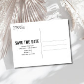 Funny Free Drinken Foto Wedding Save the Date Aankondigingskaart