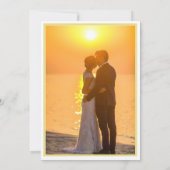 Funny Free Drinken Foto Wedding Save the Date Kaart (Achterkant)