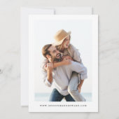 Funny Free Drinken Save the Date Kaart (Achterkant)