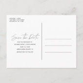 Funny Free Drinken Wedding Photo Save the Date Aankondigingskaart (Achterkant)