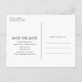 Funny Free Drinken Wedding Photo Save the Date Aankondigingskaart (Achterkant)