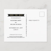 Funny Free Drinken Wedding Save the Date Aankondigingskaart (Achterkant)