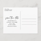 Funny Free Drinken Wedding Save the Date Aankondigingskaart (Achterkant)