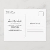 Funny Free Drinken Wedding Save the Dates Aankondigingskaart (Achterkant)