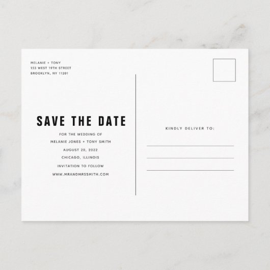 Funny Free Drinken Wedding Save the Dates Custom Aankondigingskaart (Achterkant)
