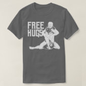 Funny Free Hugs BJJ Jiu Jitsu en MMA T-shirt (Design voorkant)