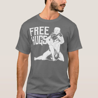 Funny Free Hugs BJJ Jiu Jitsu en MMA T-shirt