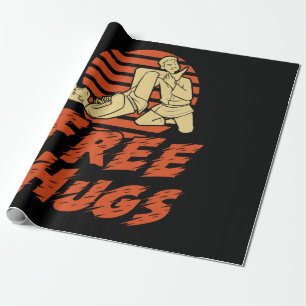 Funny Free Hugs - Braziliaanse Jiu-Jitsu, BJJ Gift Cadeaupapier