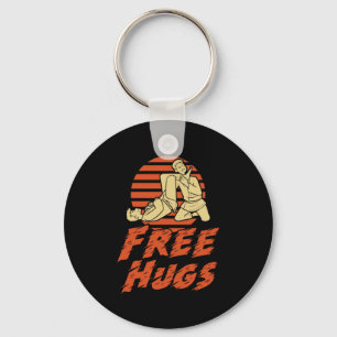 Funny Free Hugs - Braziliaanse Jiu-Jitsu, BJJ Gift Sleutelhanger