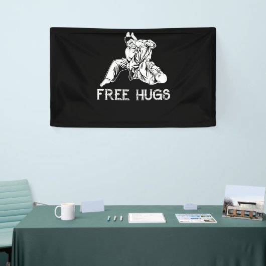 Funny Free Hugs Brazilian Jiu-Jitsu MMA BJJ Spandoek (Beurs)