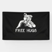 Funny Free Hugs Brazilian Jiu-Jitsu MMA BJJ Spandoek (Horizontaal)
