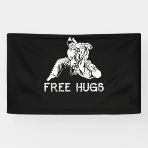 Funny Free Hugs Brazilian Jiu-Jitsu MMA BJJ Spandoek