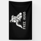 Funny Free Hugs Brazilian Jiu-Jitsu MMA BJJ Spandoek (Verticaal)
