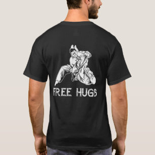 Funny Free Hugs Brazililian Jiu-Jitsu MMA BJJ T-shirt