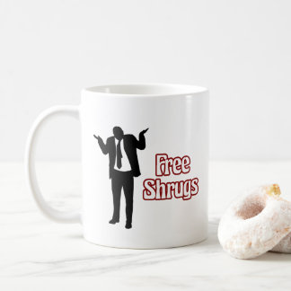 Funny Free Shrugs Coffee Mok
