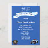 Funny Freeze Retirement Politie Kaart (Voorkant)