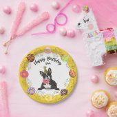 Funny French Bulldog Birthday Party Paper Bord (Feest)