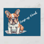 Funny French Bulldog Briefkaart (Voorkant)