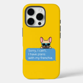 Funny French Bulldog iPhone 16 Pro Hoesje