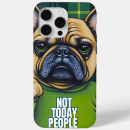 Funny French Bulldog iPhone 15 Pro Max Hoesje
