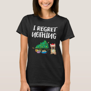 Funny French Bulldog Dog kerstcadeau   Pet Fren T-shirt
