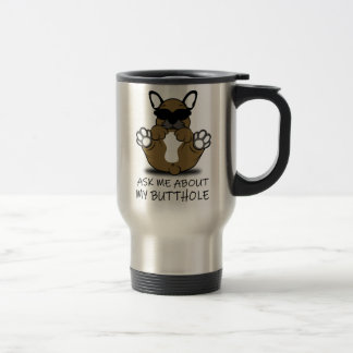 FUNNY FRENCH BULLDOG, French Bulldog Gift Reisbeker
