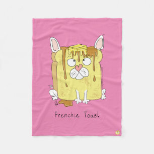 Funny French Bulldog Frenchie Cute Dog Cartoon Fleece Deken