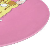 Funny French Bulldog Frenchie Cute Dog Cartoon Snijplank (Hoek)