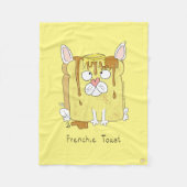 Funny French Bulldog Frenchie Dog Cute Kinderen Fleece Deken (Voorkant)